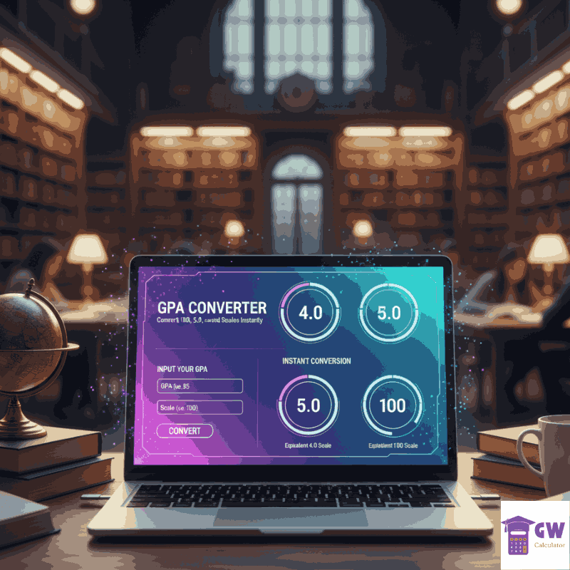 Convert GPA 100, 5.0, and 4.0 Scales Instantly