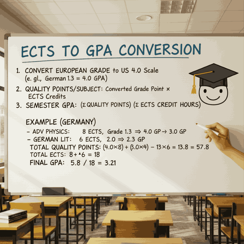 Convert ECTS Credits to GPA